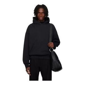 New Fear of God Essentials Core Collection Hoodie Stretch Limo Black XLarge